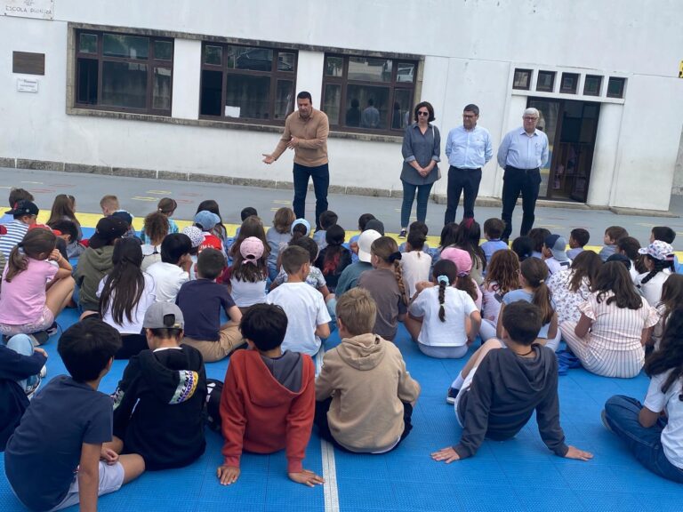 Crianças aprendem a “socorrer” em ação de sensibilização nas escolas de Nogueiró e Tenões