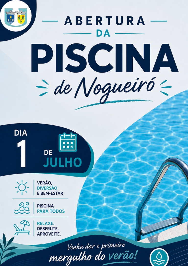 Abertura da Piscina de Nogueiró – 1 de Julho